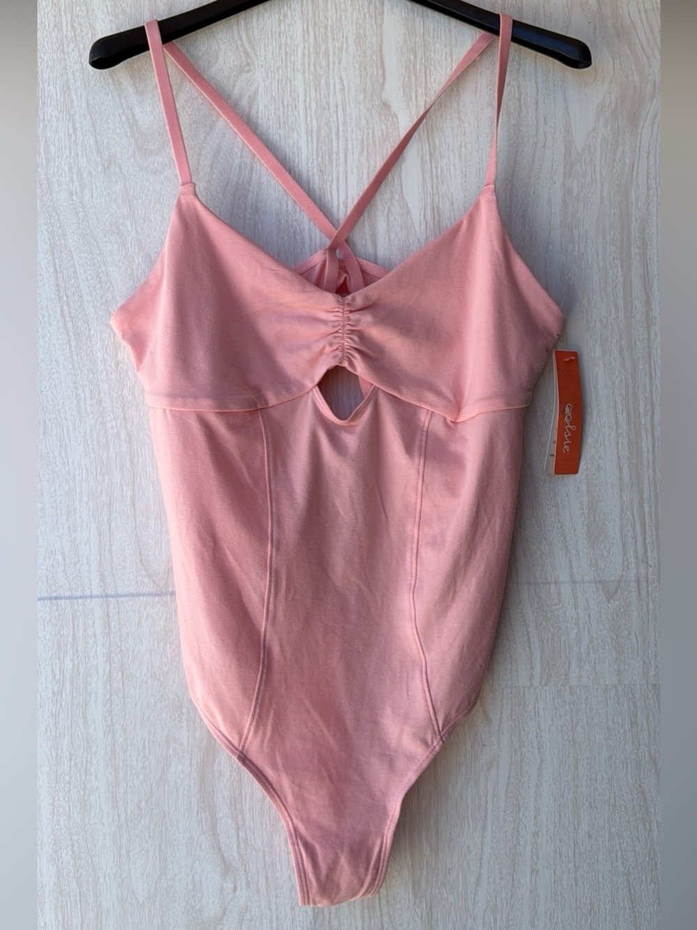 Target Light Pink Strappy Bodysuit